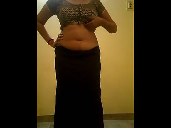 Sexy Figure Indian Wife Taking Her Clothes Off